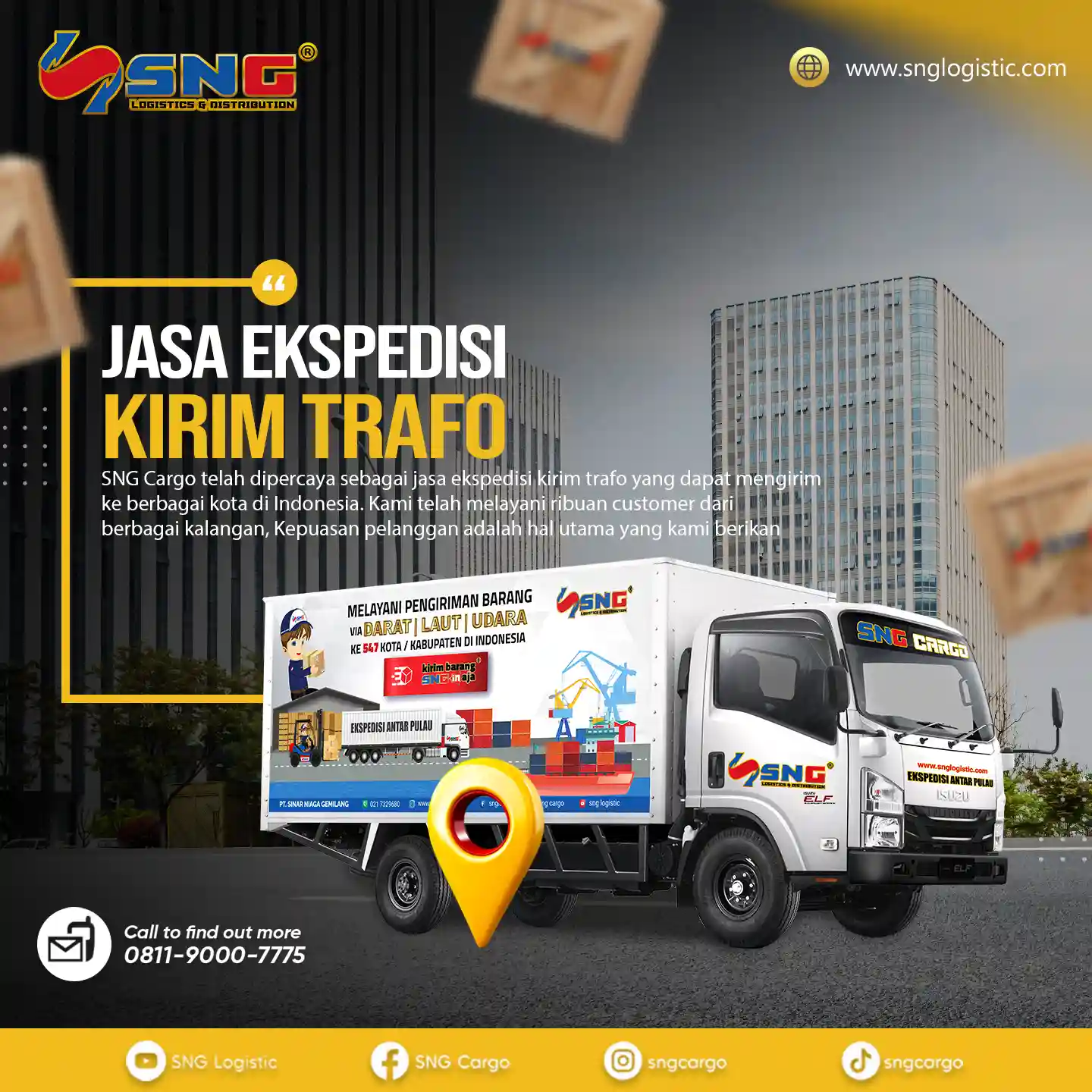 Jasa Ekspedisi Kirim Trafo Door to Door